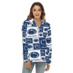 Penn State - Nittany Lions Women's Borg Fleece Hoodie With Half Zip - Image 4