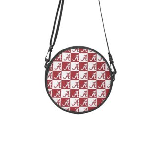 Alabama Crimson Tide Round Satchel Bag