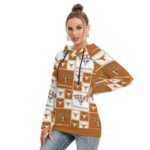 Texas at Austin - Longhorns Women's Hoodie With Double Hood - Image 2