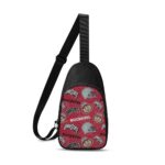 Ohio State Buckeyes Chest Bag – Scarlet and Gray Crossbody Sling Bag for Travel and Game Day