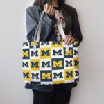 Michigan - Wolverines Stylish PU Leather Tote Bag