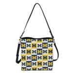 Michigan - Wolverines Minimalist Square Crossbody Bucket Bag