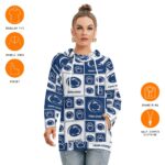 Penn State - Nittany Lions Women's Hoodie With Double Hood - Image 5