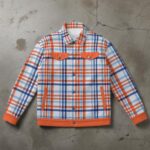 Florida - Gators Tartan Plaid Unisex Collared Jacket