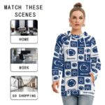 Penn State - Nittany Lions Women's Hoodie With Double Hood - Image 6