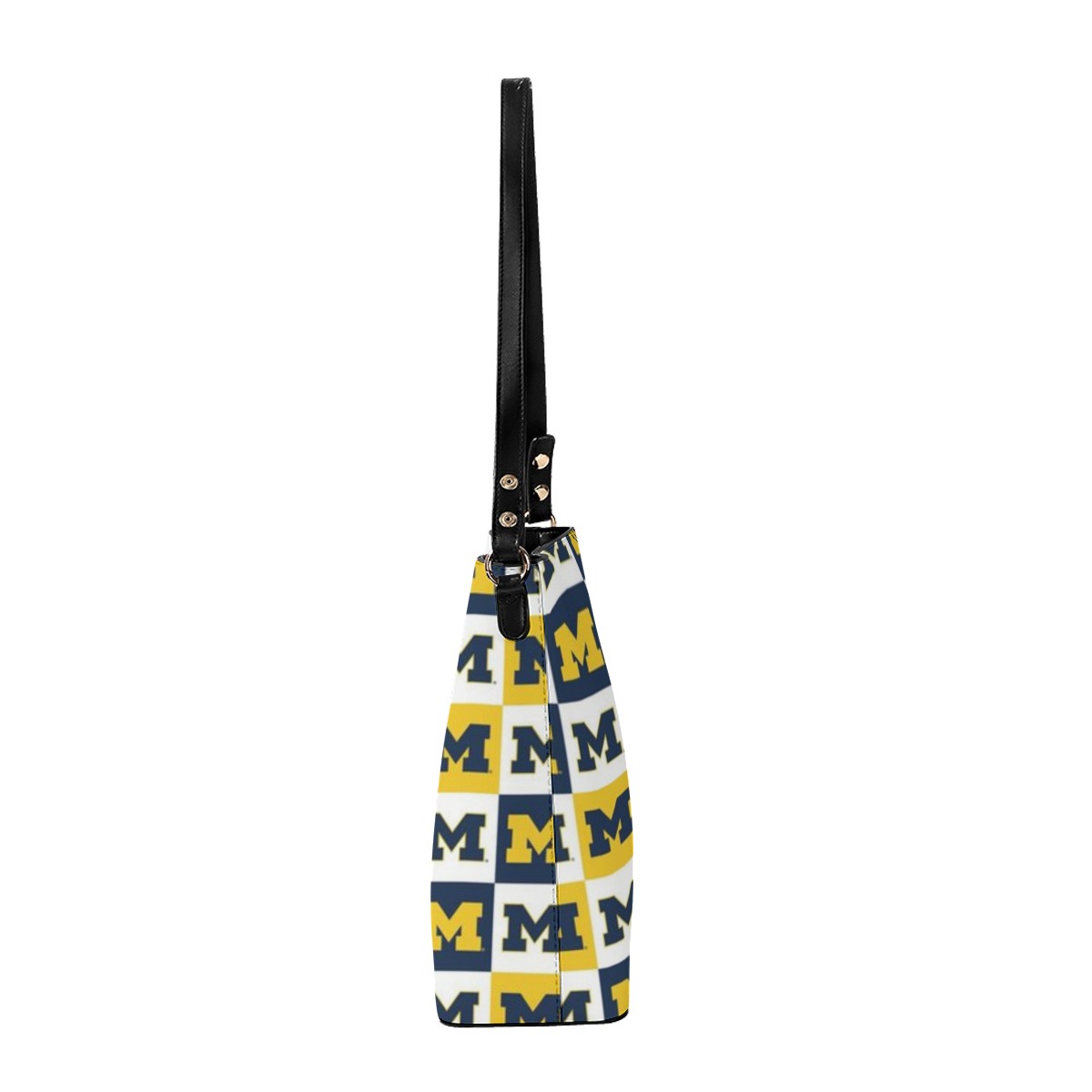 Michigan - Wolverines Minimalist Square Crossbody Bucket Bag - Image 5