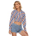 Florida - Gators Women's Crop Top Hoodie|Velvet - Image 4
