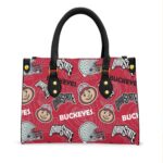 Ohio State - Buckeyes Women's Tote Bag With Black Handle