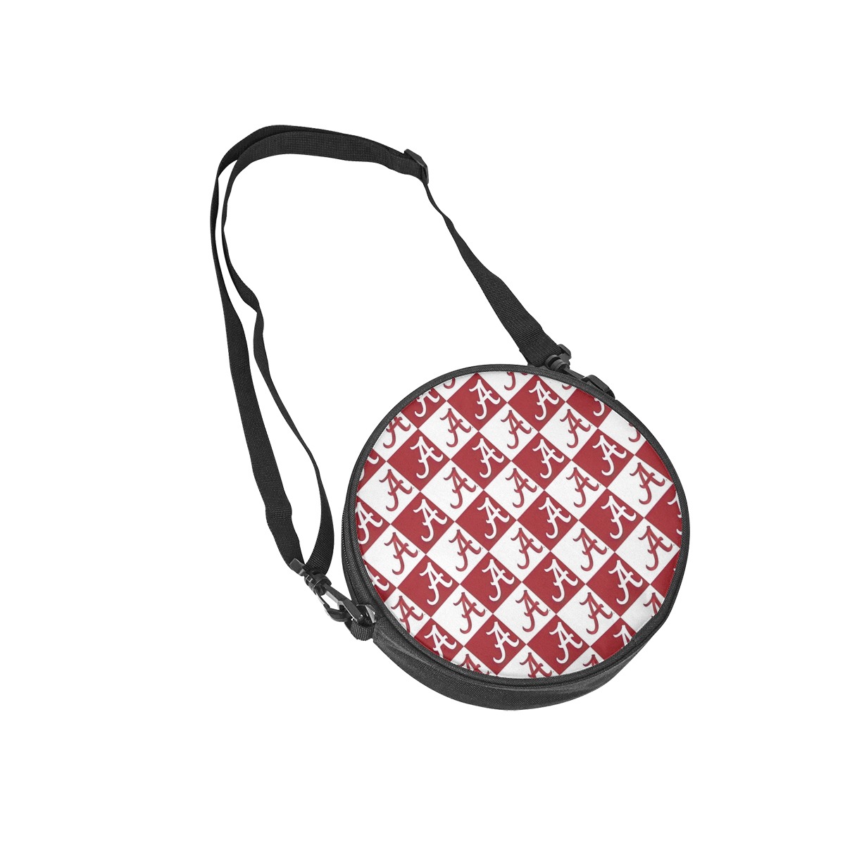 Alabama Crimson Tide Round Satchel Bag – Vintage College Crossbody Circle Purse - Image 3