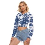 Penn State - Nittany Lions Women's Crop Top Hoodie|Velvet - Image 3