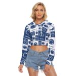 Penn State - Nittany Lions Women's Crop Top Hoodie|Velvet