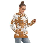 Texas at Austin - Longhorns Women's Hoodie With Double Hood - Image 3
