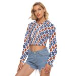 Florida - Gators Women's Crop Top Hoodie|Velvet