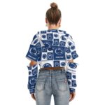 Penn State - Nittany Lions Women's Heavy Fleece Hoodie With Hollow Out Sleeve - Image 3