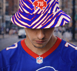 Buffalo 715 Bills Zubaz Bucket Hat