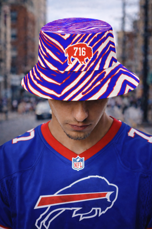 Buffalo 715 Bills Zubaz Bucket Hat